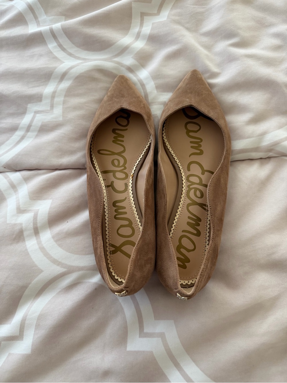 Sam Edelman Suede Flats, Size 10